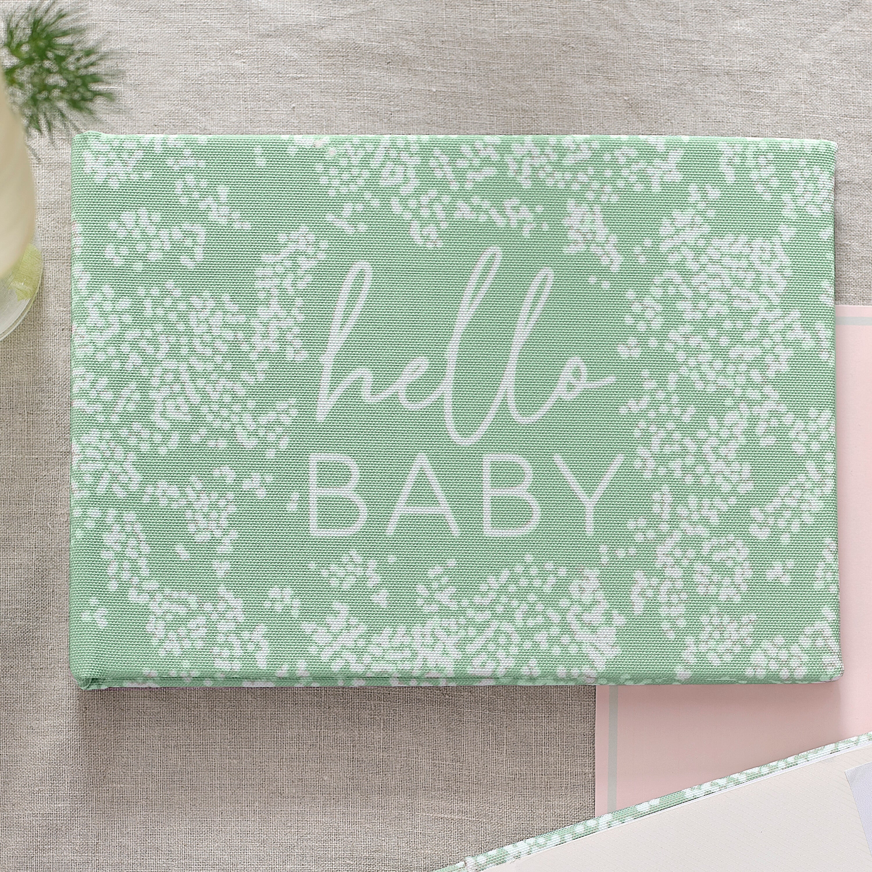 Hello Baby Fabric Baby Photo Album- 5 Inner Pack