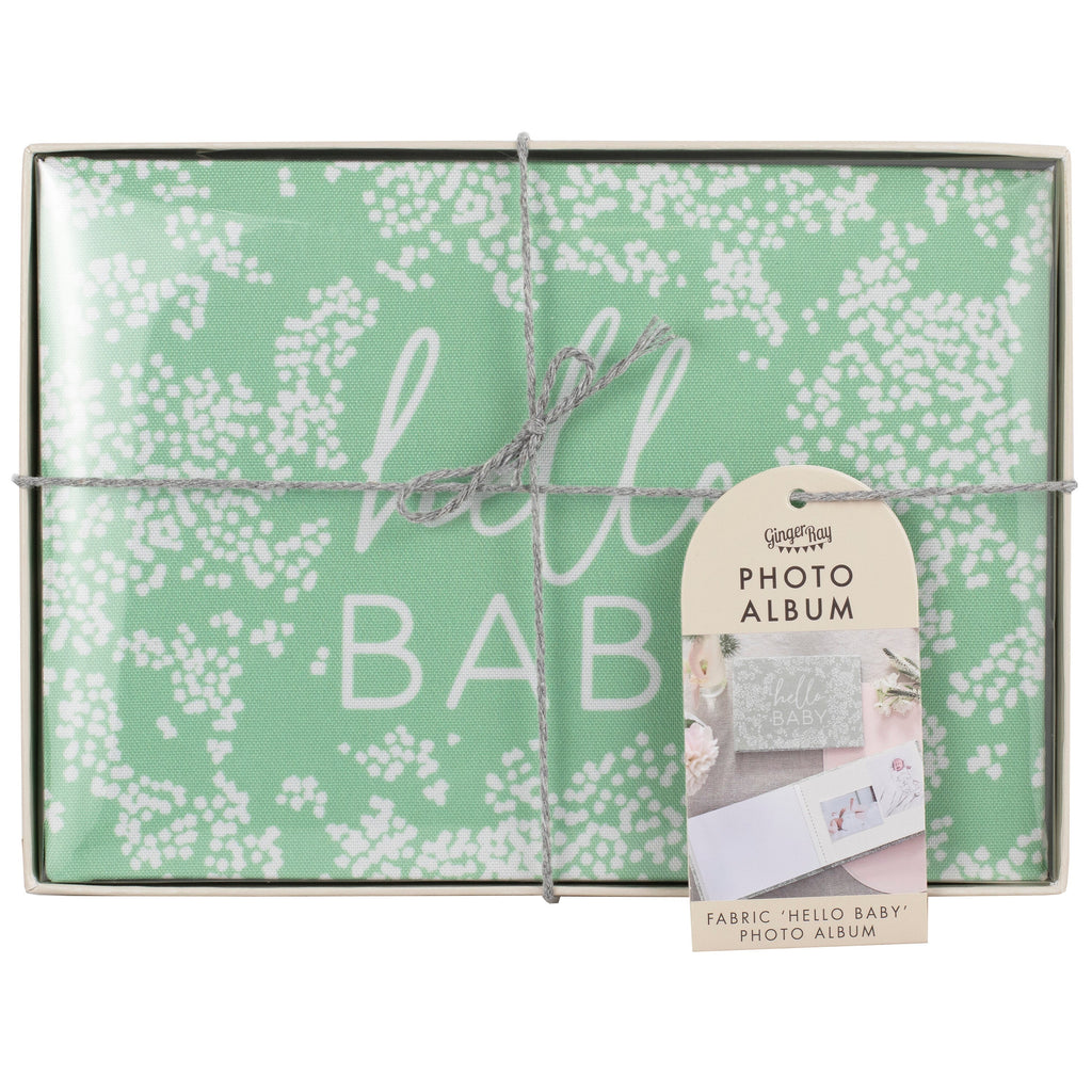 Hello Baby Fabric Baby Photo Album- 5 Inner Pack