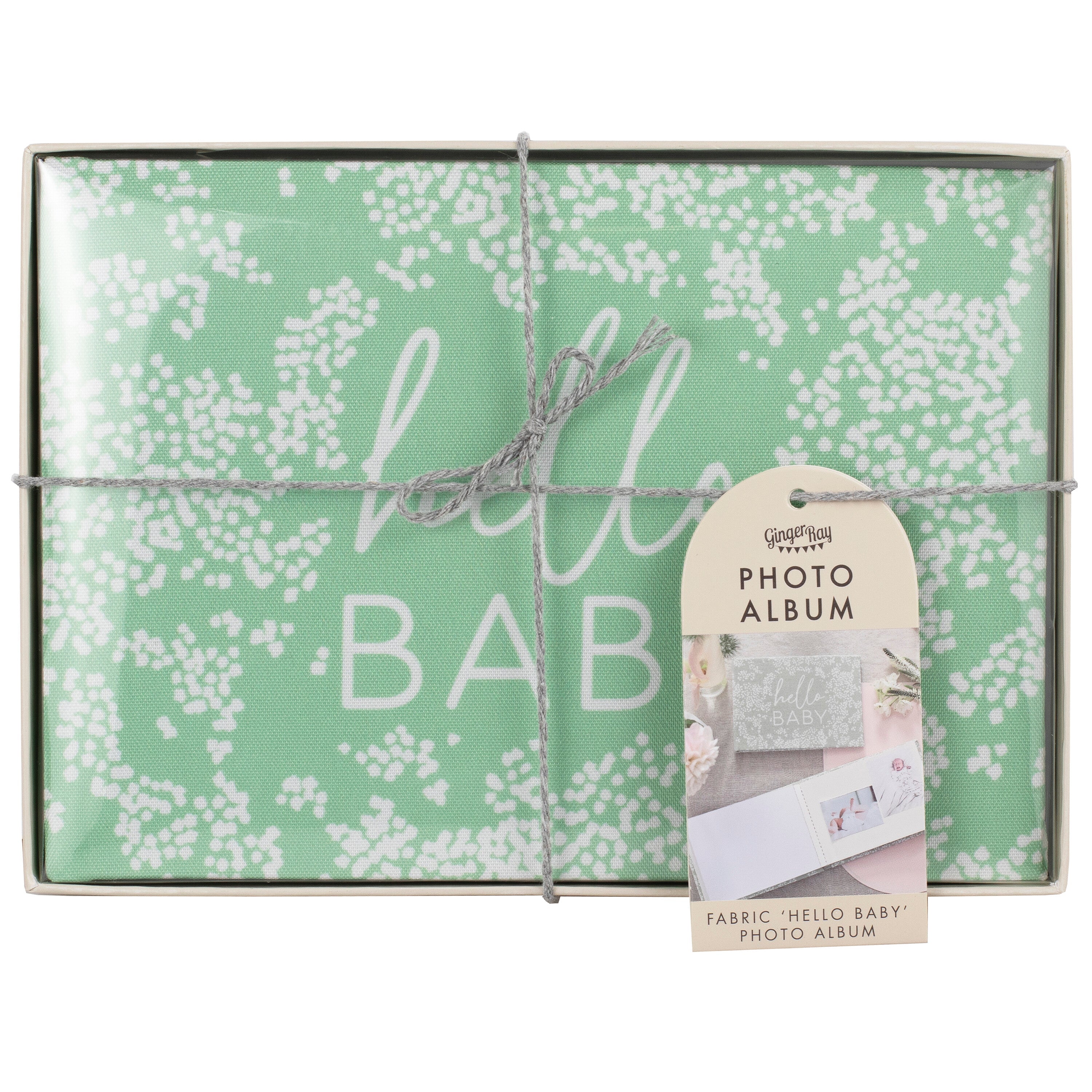 Hello Baby Fabric Baby Photo Album- 5 Inner Pack