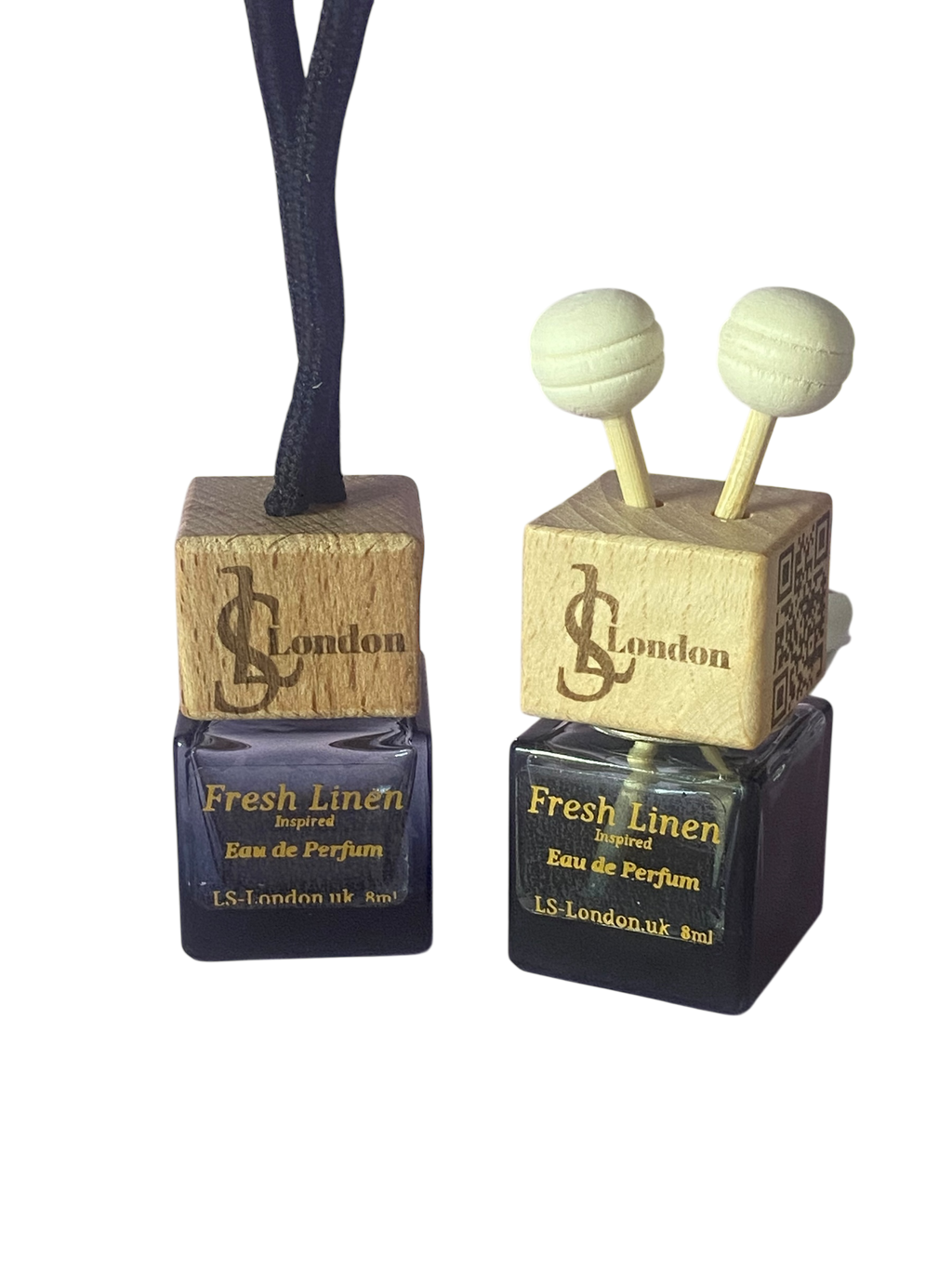 Fresh Linen 8ml Hanging Or Clip on Car Diffuser