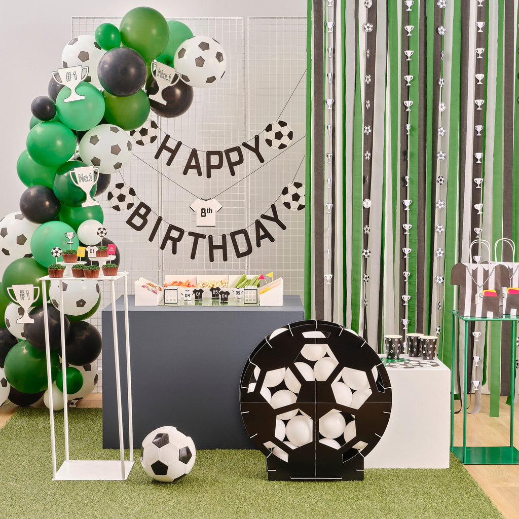 Football Print Paper Cups