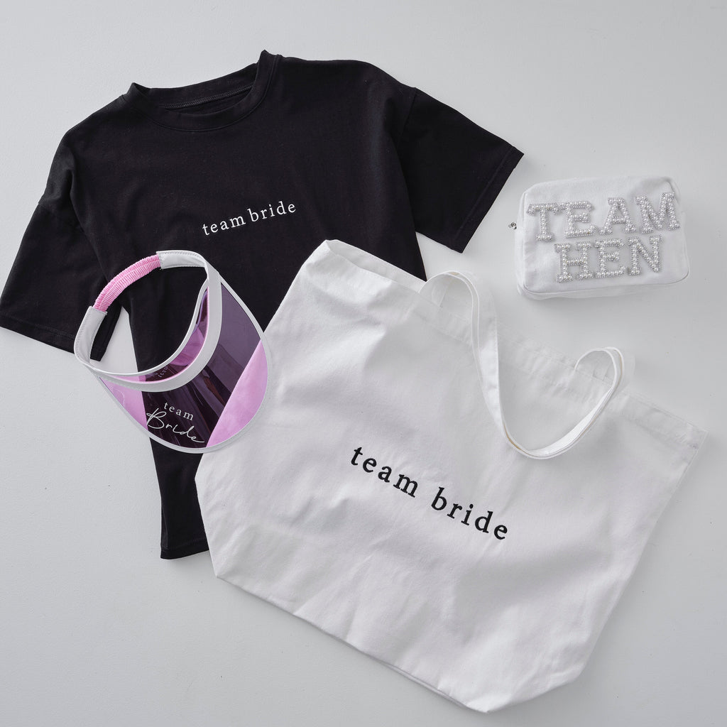 Team Bride Pink Hen Party Swimsuit- 8 Inner Pack