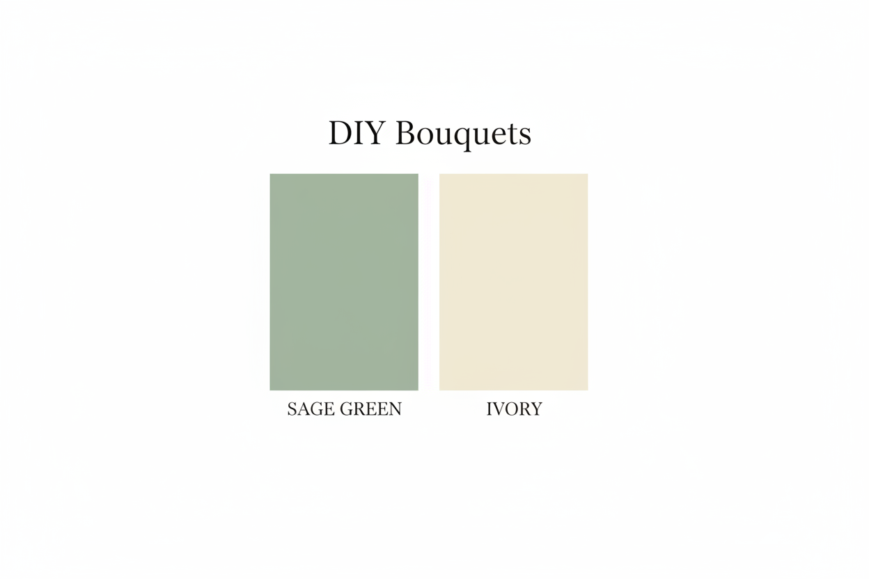 Sage & Ivory colour palette
