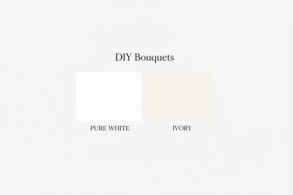 White & Ivory colour palette