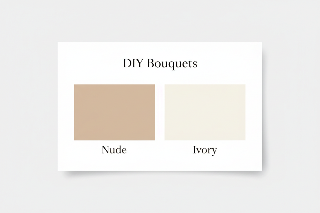 Nude & Ivory colour palette