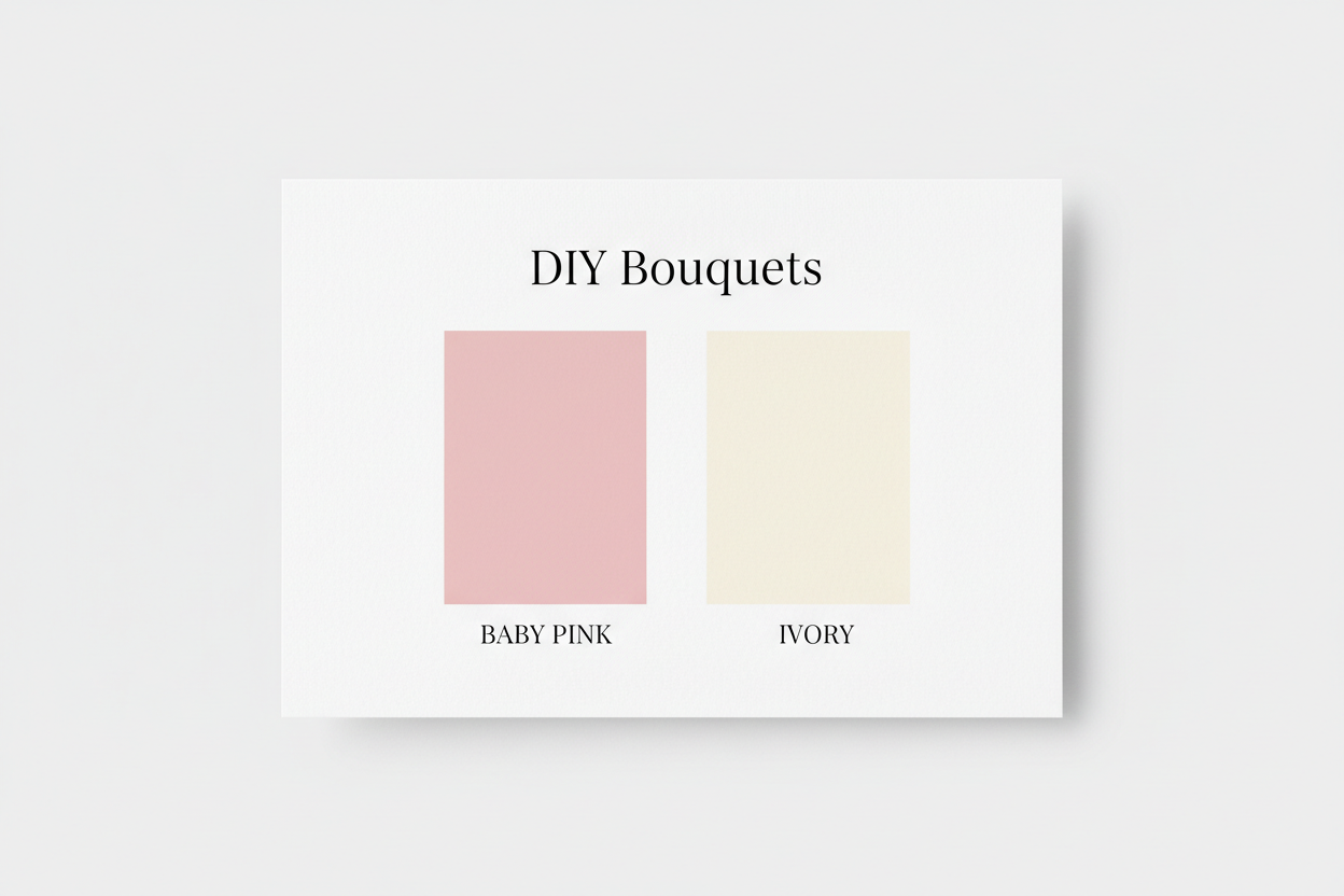 White colour palette