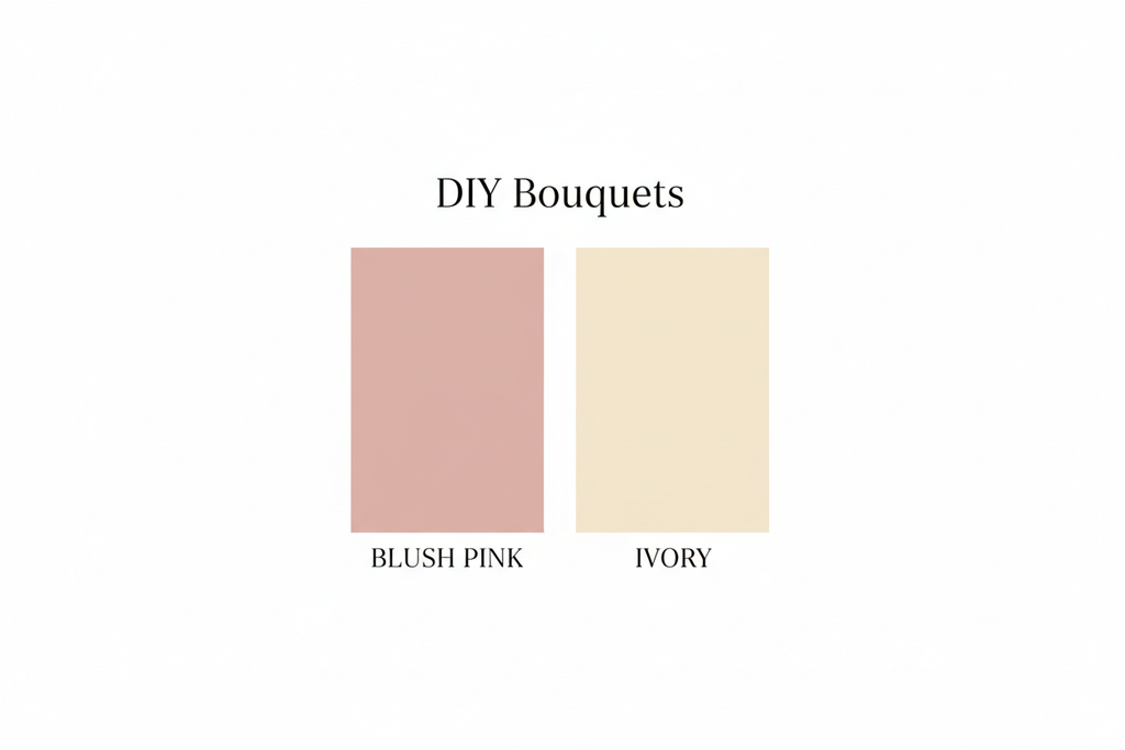 Blush & Ivory colour palette