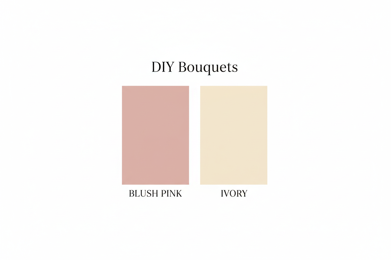 Blush & Ivory colour palette