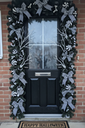 Jack Skellington Door Garland No Wreath