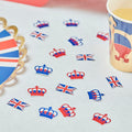 Union Jack & Crown Table Confetti