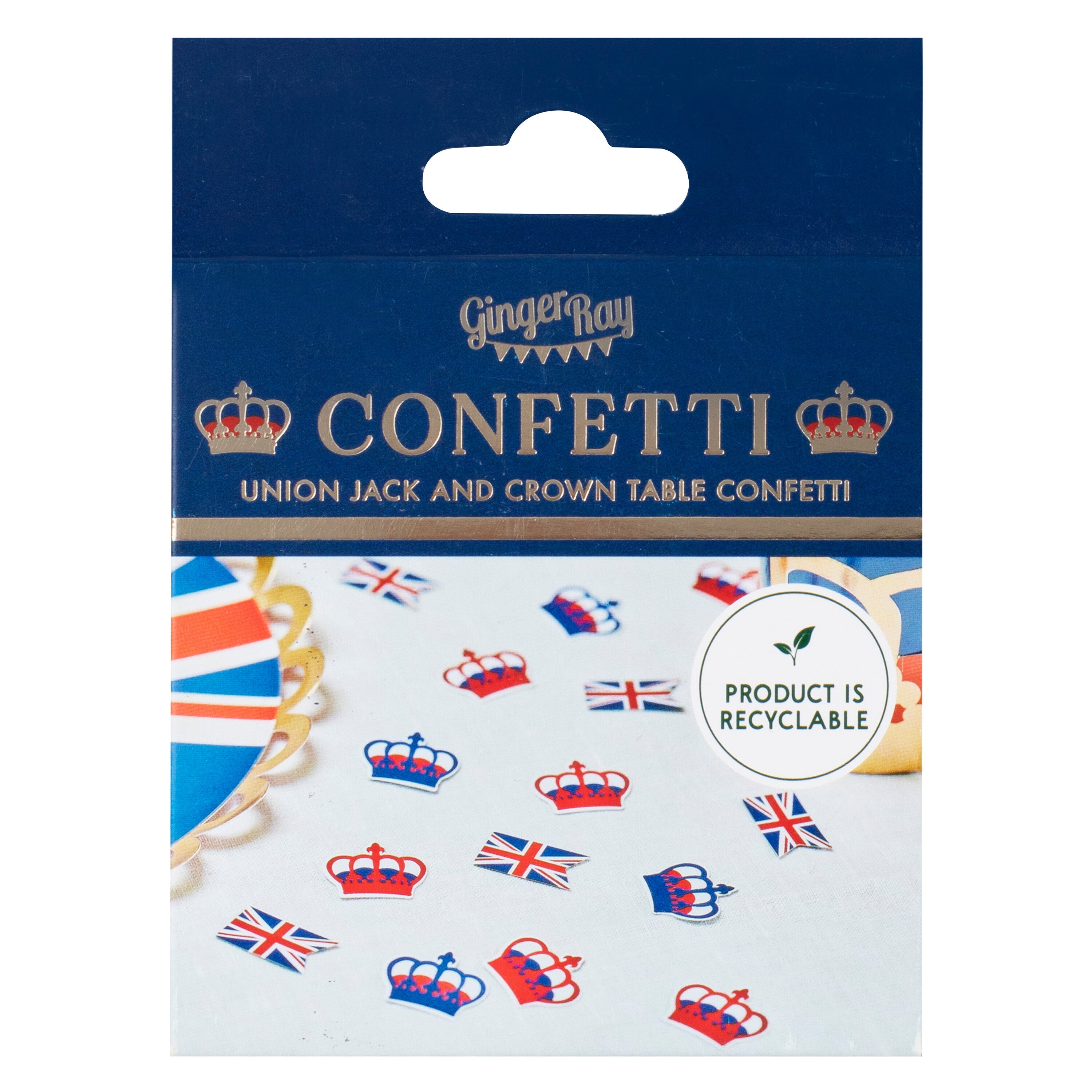 Union Jack & Crown Table Confetti