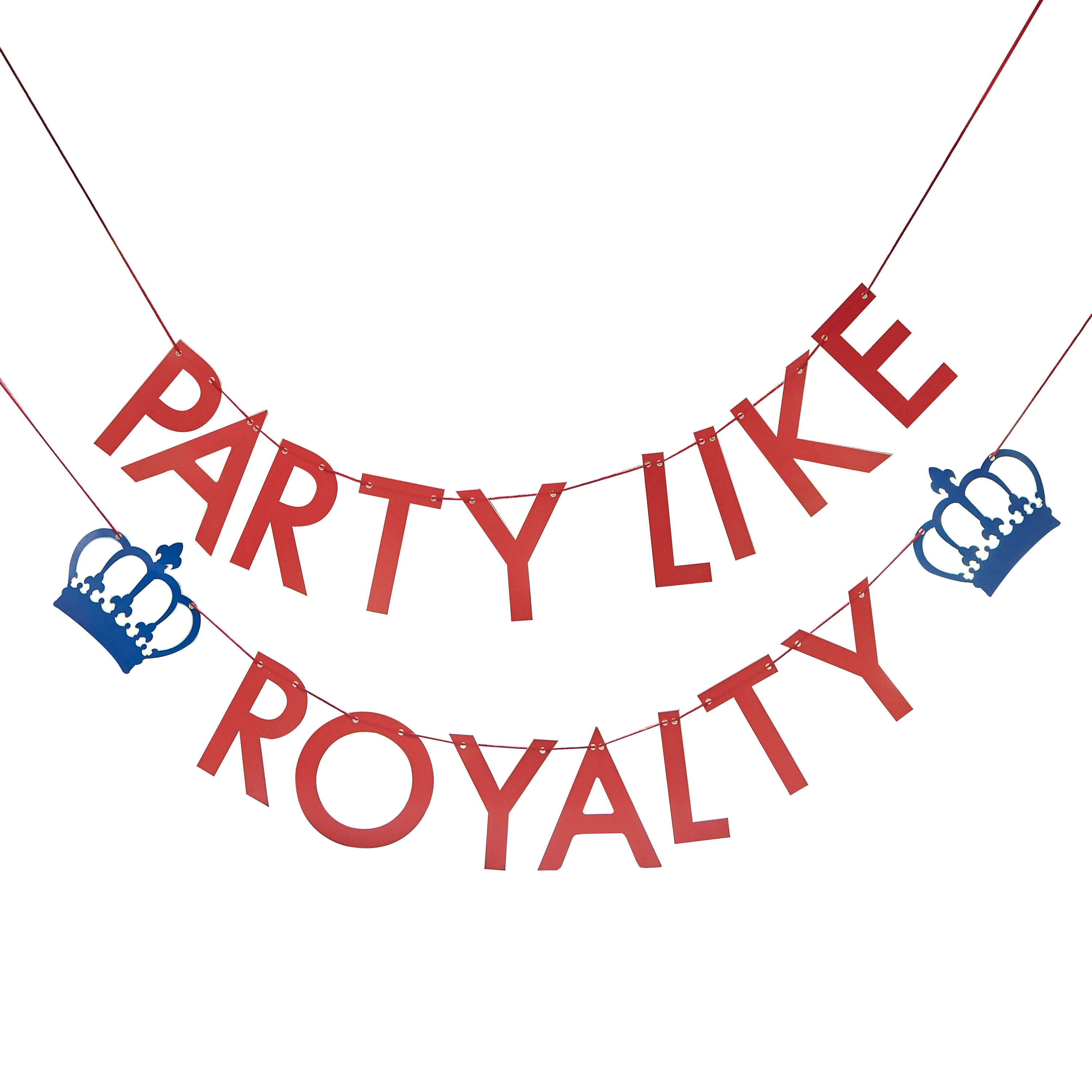 Party Like Royalty Paper Bunting