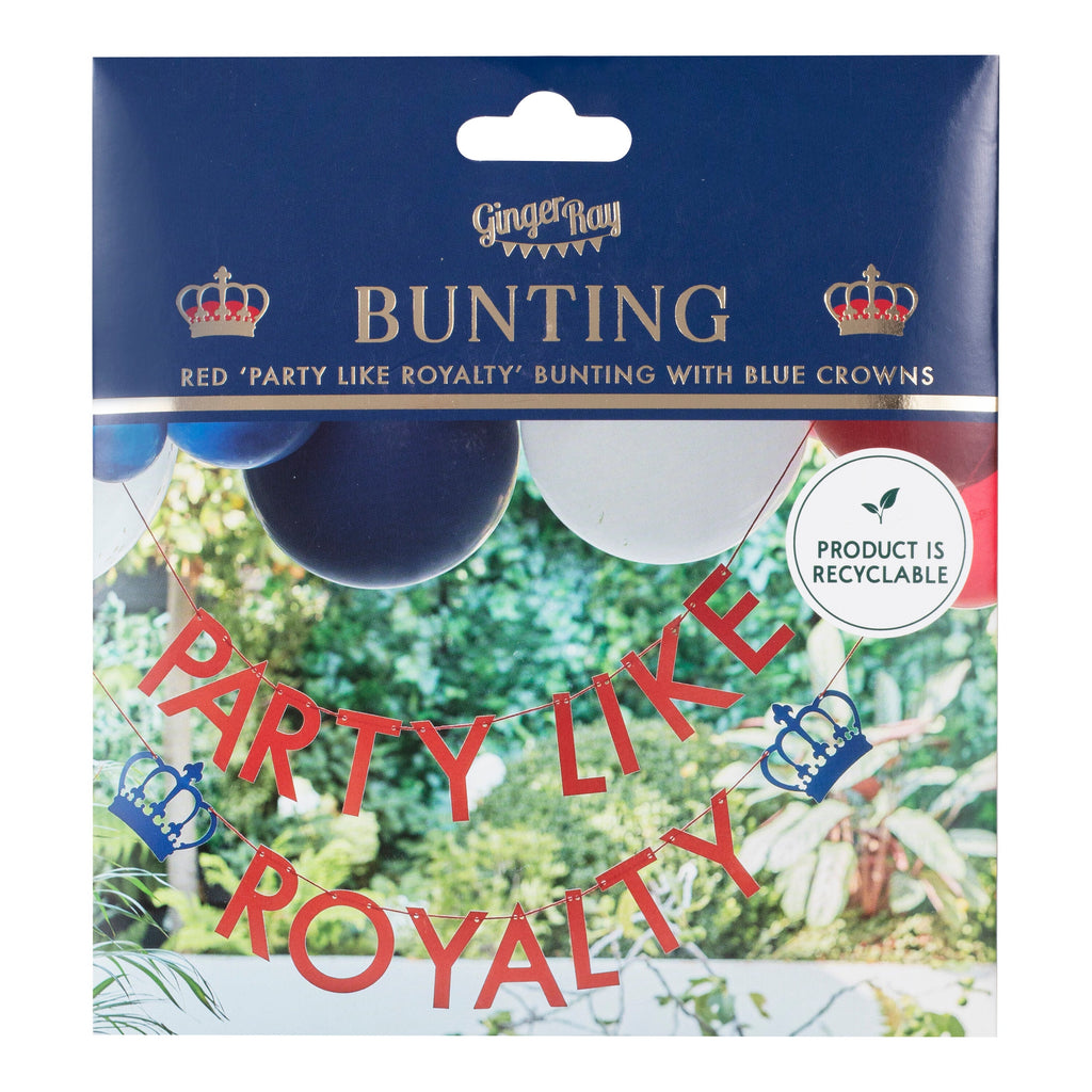 Party Like Royalty Paper Bunting