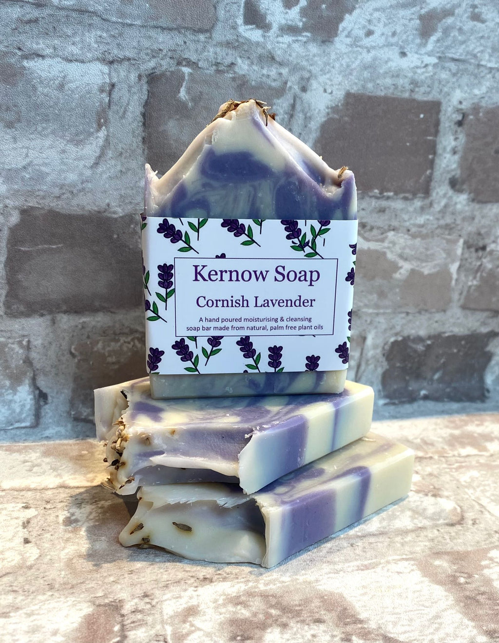 Lavender Natural Soap Bar – Handmade in Cornwall (Vegan & Eco-Friendly)