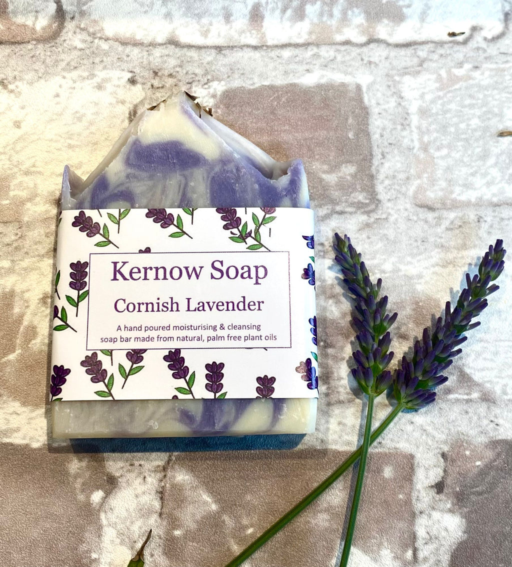 Lavender Natural Soap Bar – Handmade in Cornwall (Vegan & Eco-Friendly)