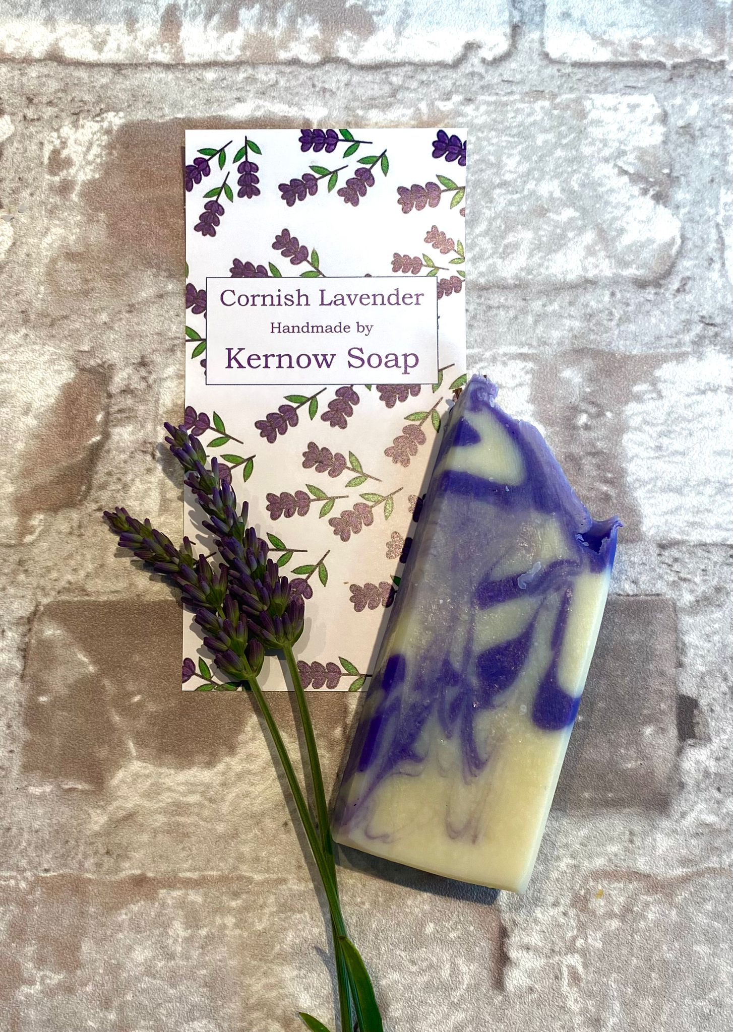 Lavender Natural Soap Bar – Handmade in Cornwall (Vegan & Eco-Friendly)