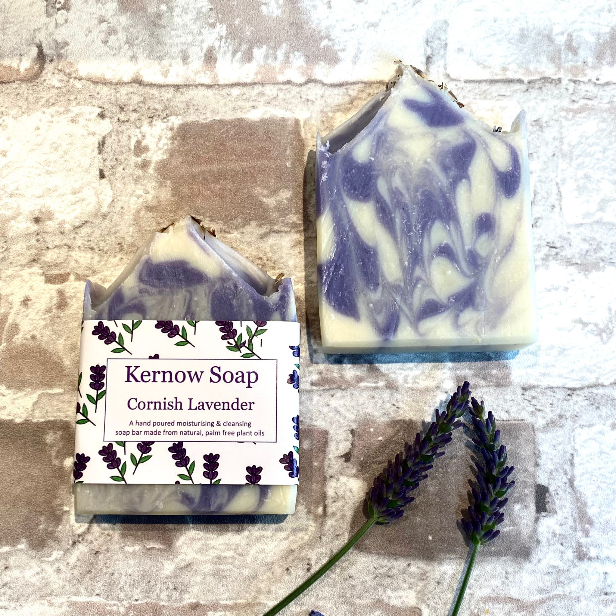Lavender Natural Soap Bar – Handmade in Cornwall (Vegan & Eco-Friendly)