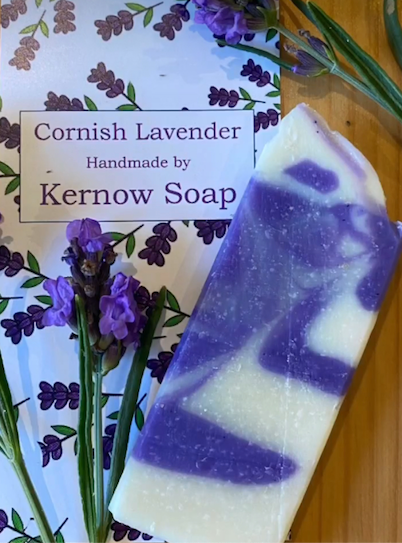 Lavender Natural Soap Bar – Handmade in Cornwall (Vegan & Eco-Friendly)