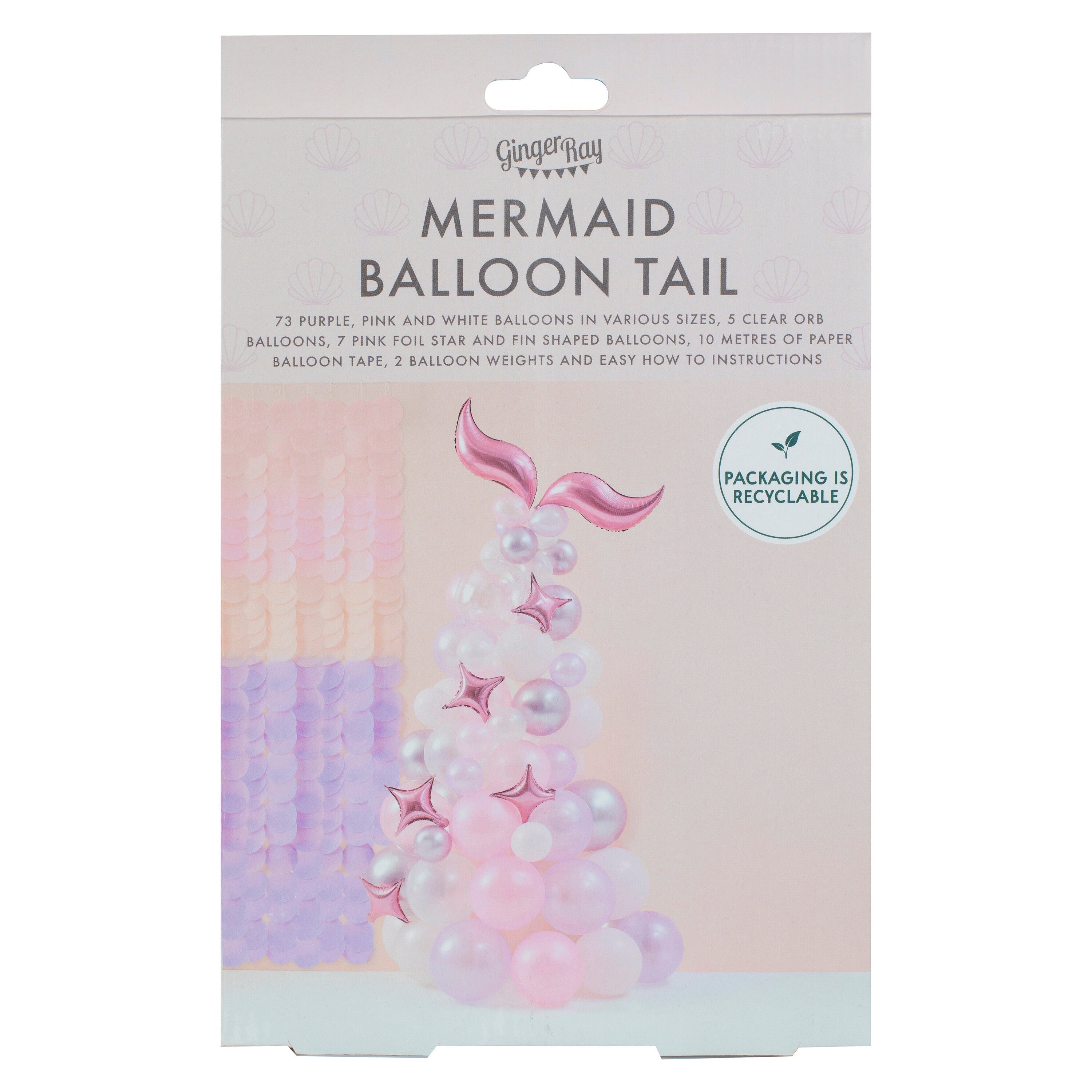 Mermaid Tail Balloon Arch Kit- 5 Inner Pack