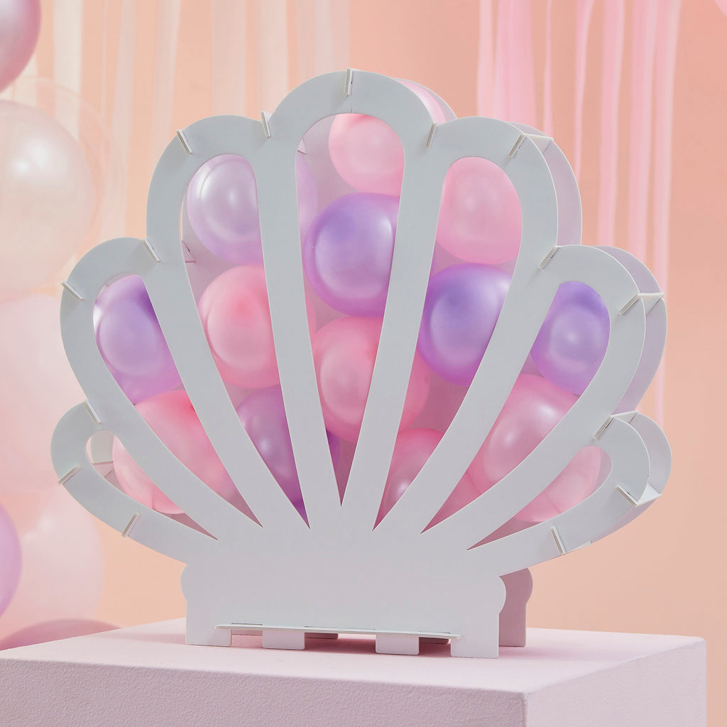 Shell Shaped Balloon Mosaic Stand Kit