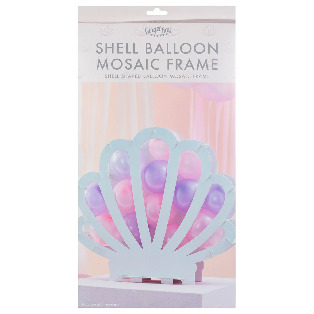 Shell Shaped Balloon Mosaic Stand Kit- 4 Inner Pack