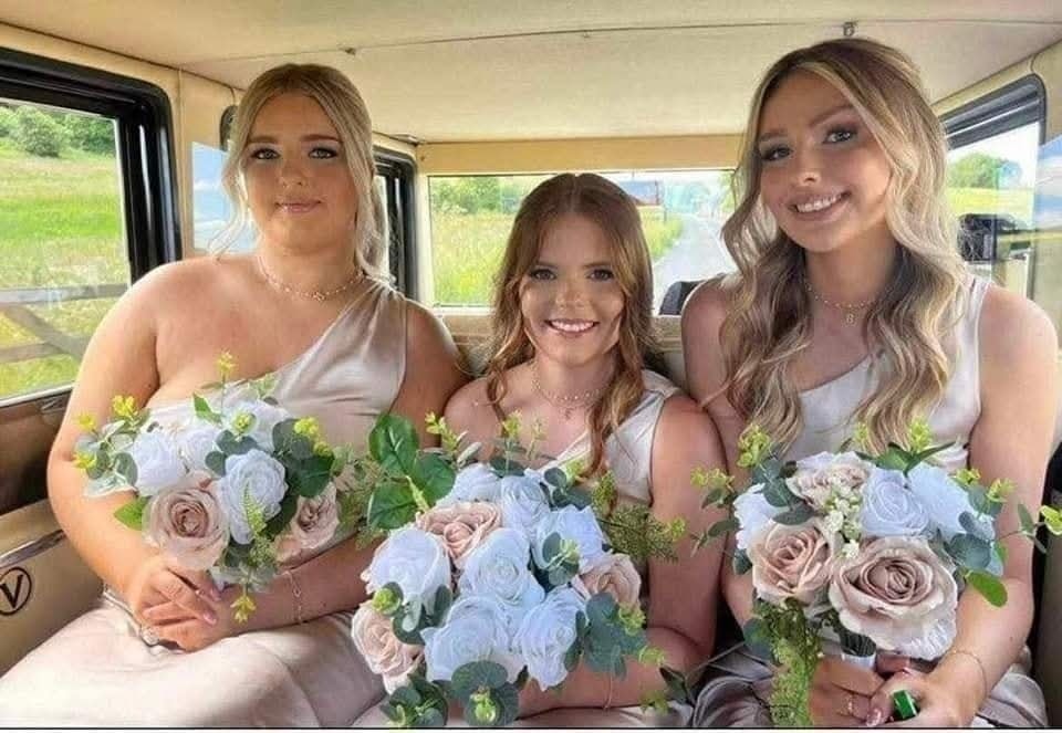 Florence | Silk Rose & Gypsophila Artificial Wedding Bouquet