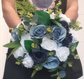 Florence | Silk Rose & Gypsophila Artificial Wedding Bouquet
