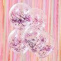Lilac Confetti Balloons