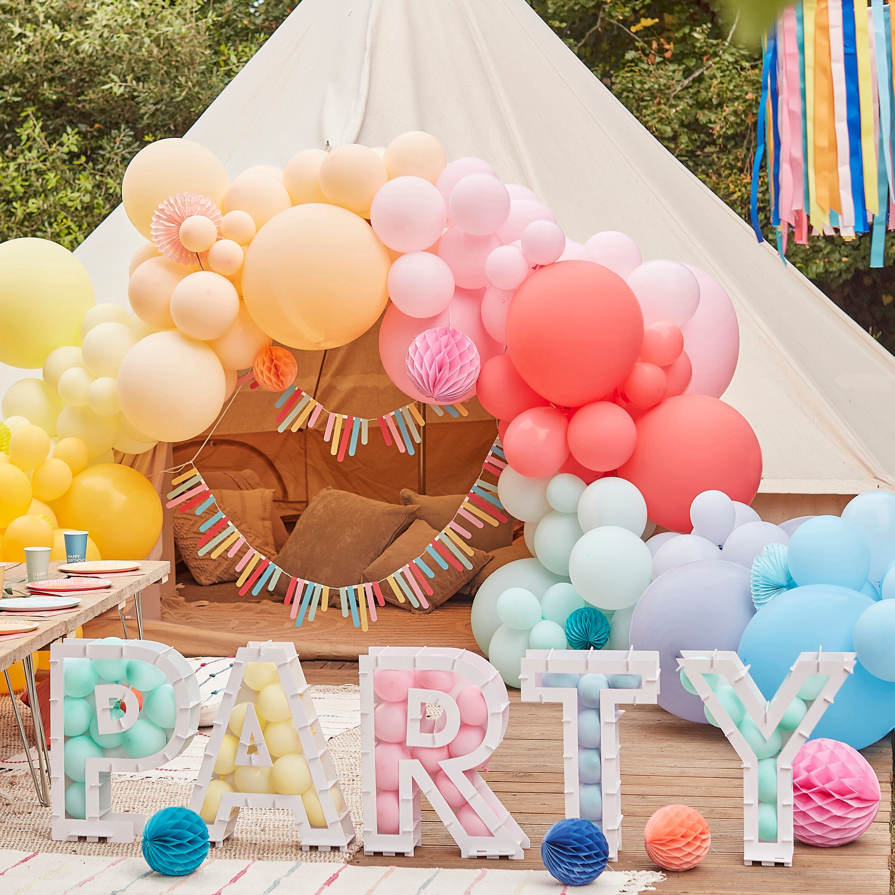 Party Balloon Mosaic Stand