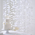 White Paper Disc Wedding Backdrop