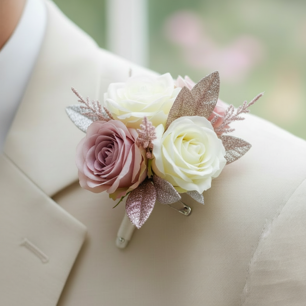Myla Pin-On Corsage - Rose Gold Only