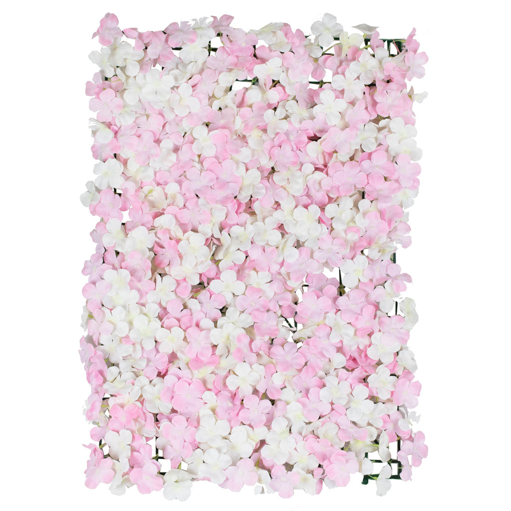 Pink & White Flower Wall Backdrop Tile- 6 Inner Pack