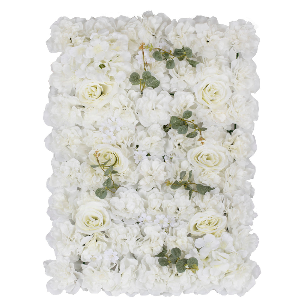White Rose Flower Wall Backdrop Tile- 3 Inner Pack