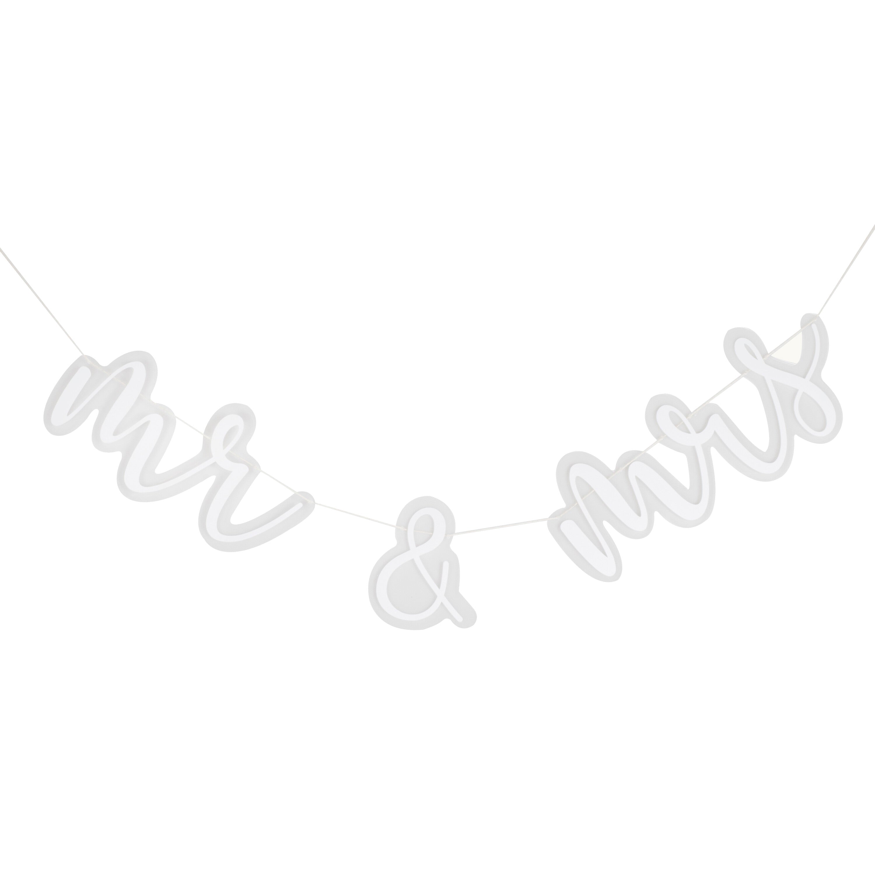 Mr & Mrs Acrylic Wedding Bunting