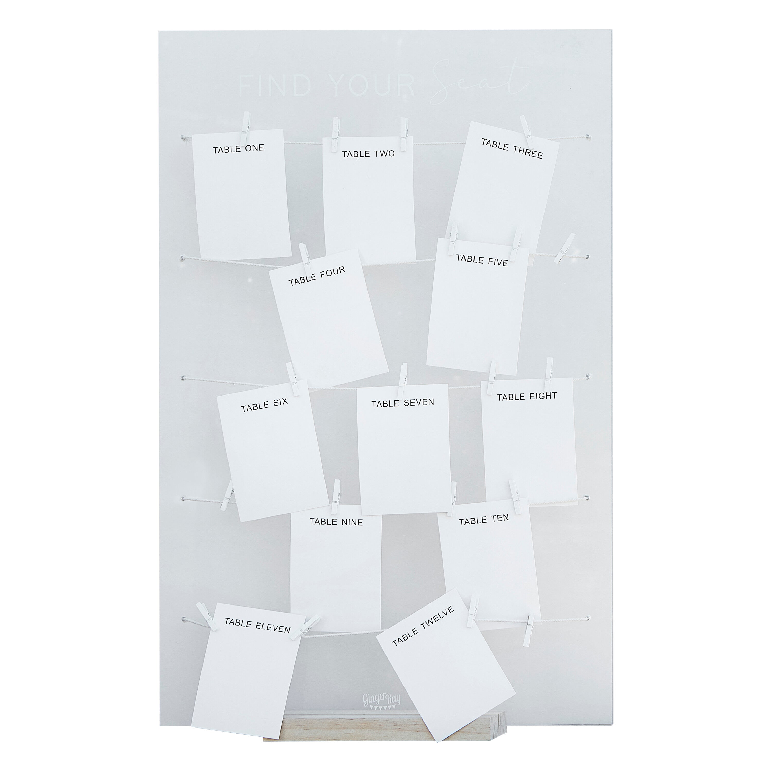 Acrylic Table Plan Kit