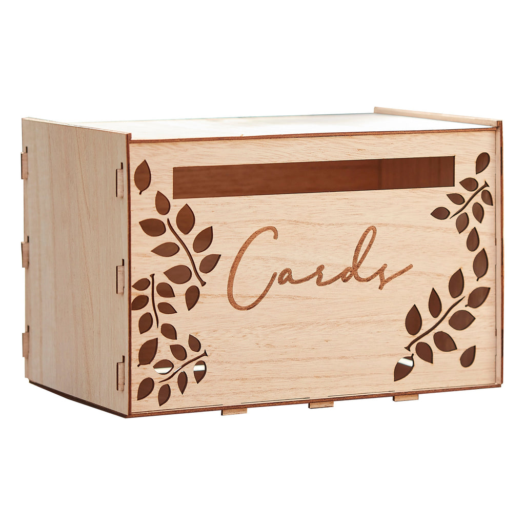 Wooden Wedding Card Box- 5 Inner Pack
