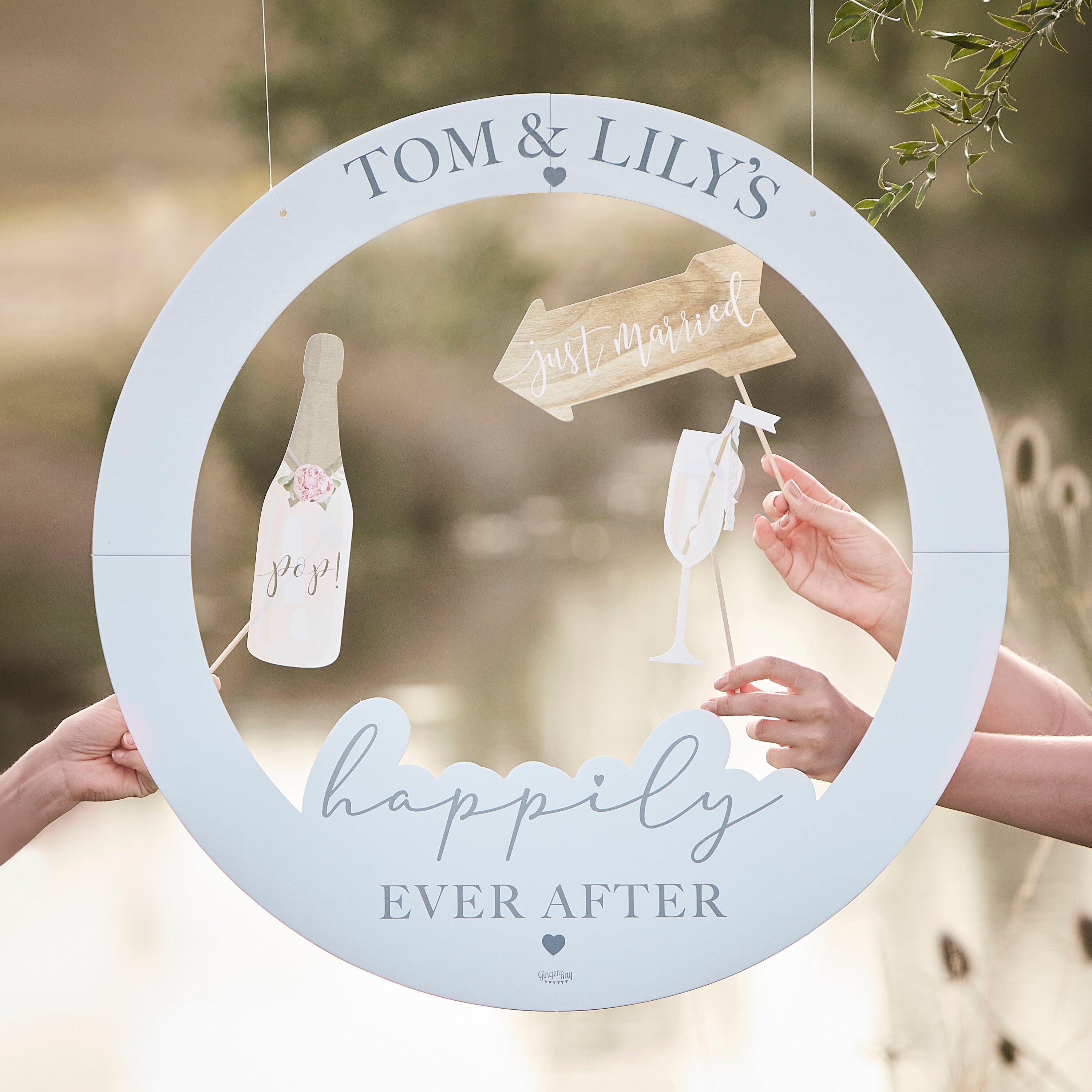 Customisable Wedding Photo Booth Frame