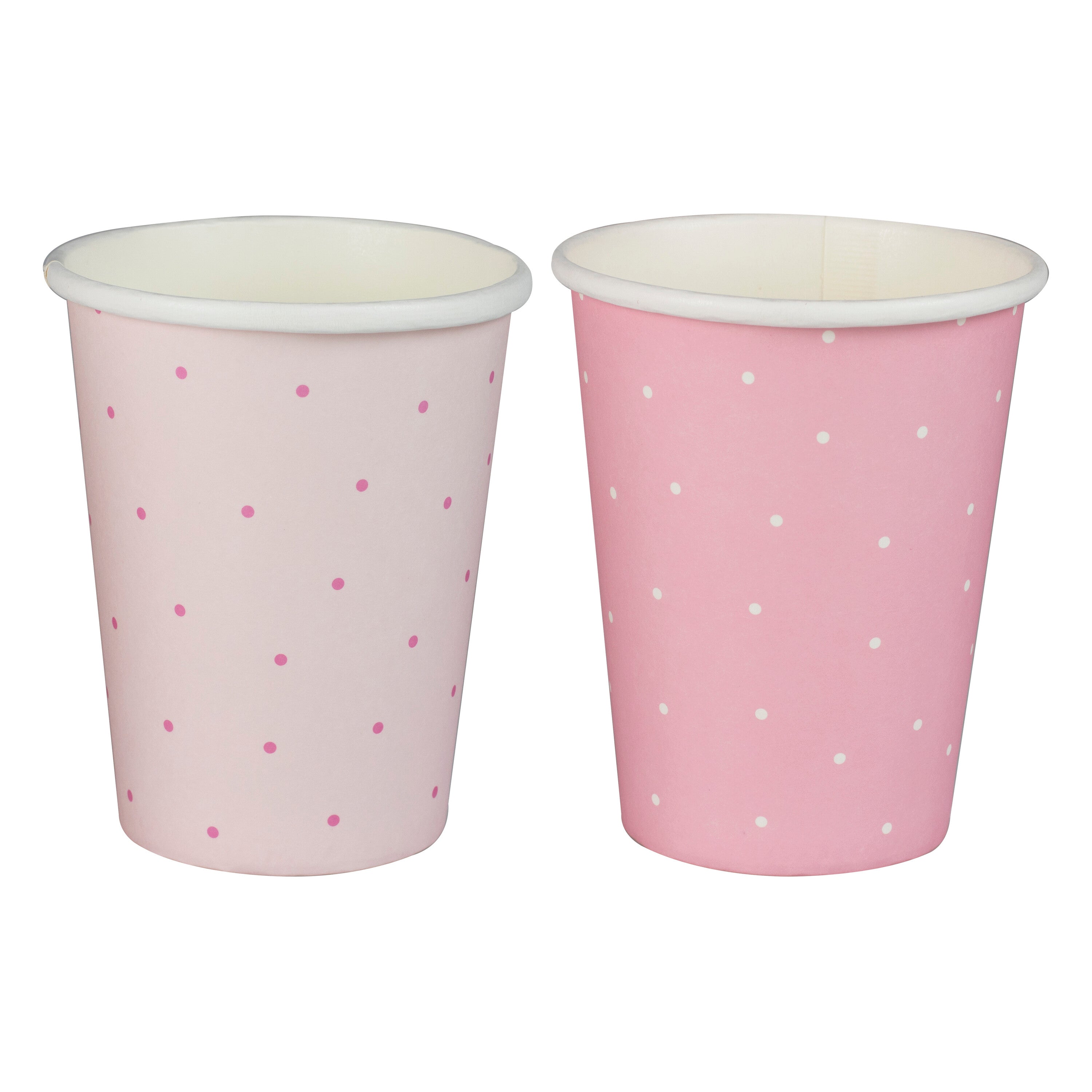Pink Polka Dot Paper Cups- 5 Inner Pack