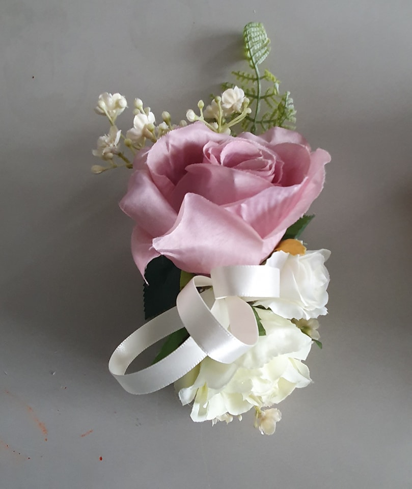 Florence | Silk Rose & Gypsophila Artificial Wedding Bouquet