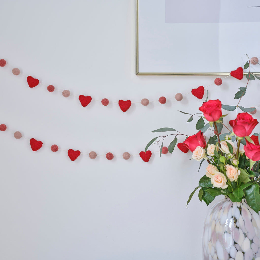 Felt Heart Bunting