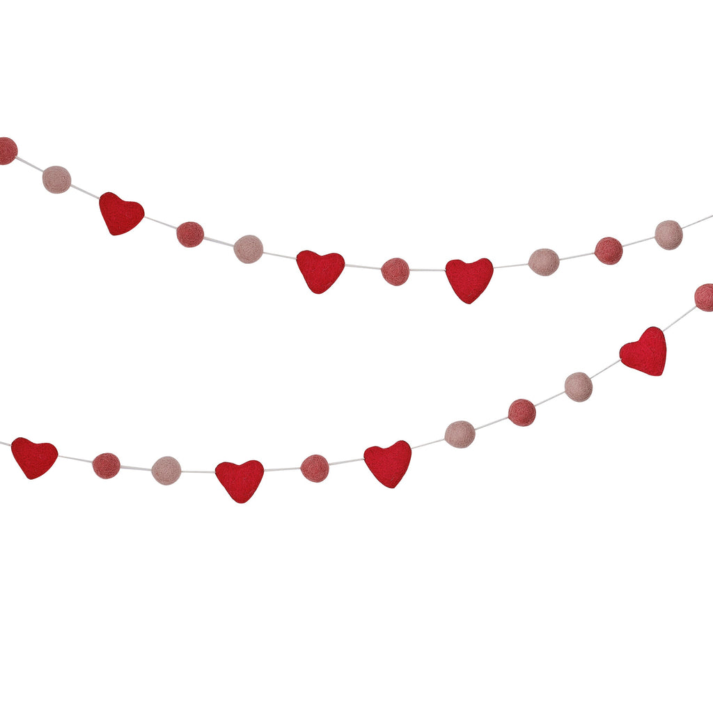 Felt Heart Bunting- 5 Inner Pack