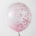 Pink Giant Confetti Balloons- 10 Inner Pack