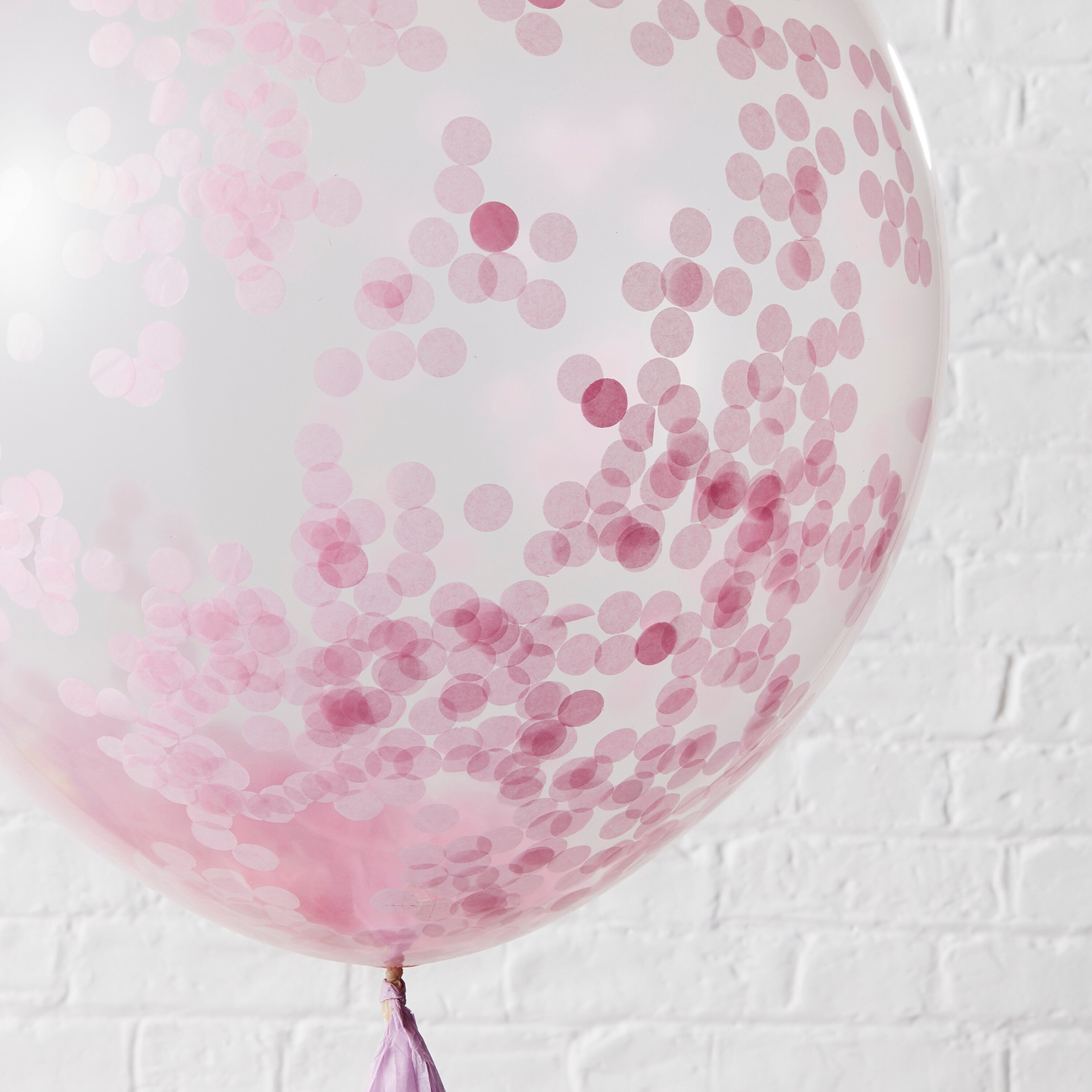 Pink Giant Confetti Balloons