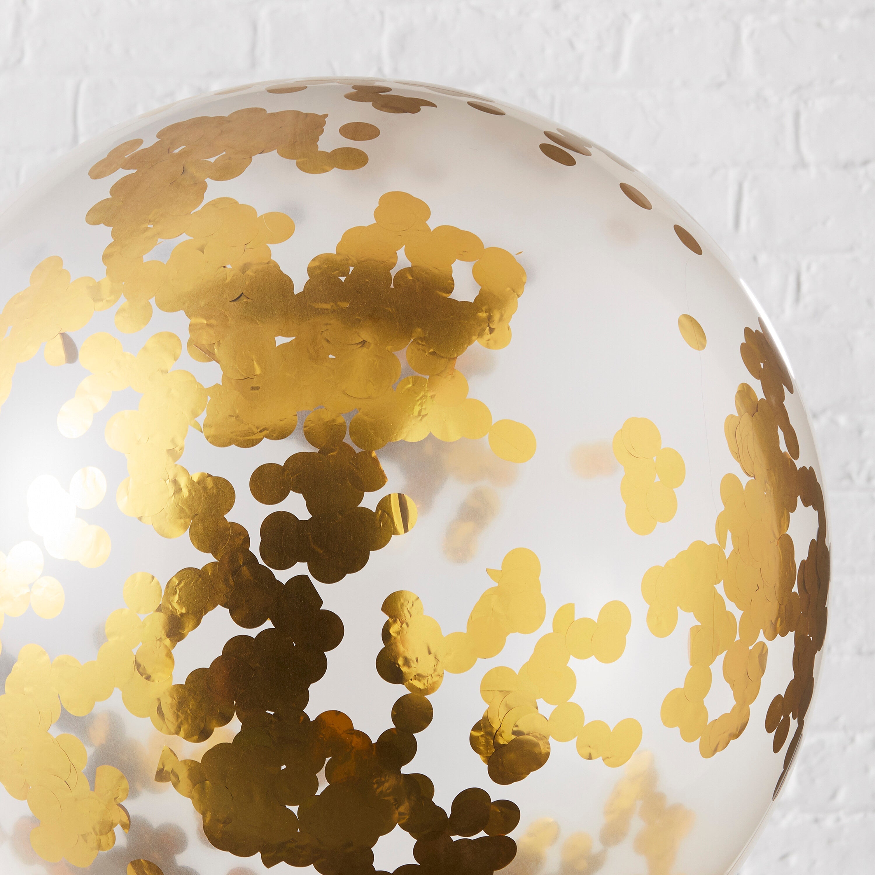 Gold Giant Confetti Balloons- 10 Inner Pack