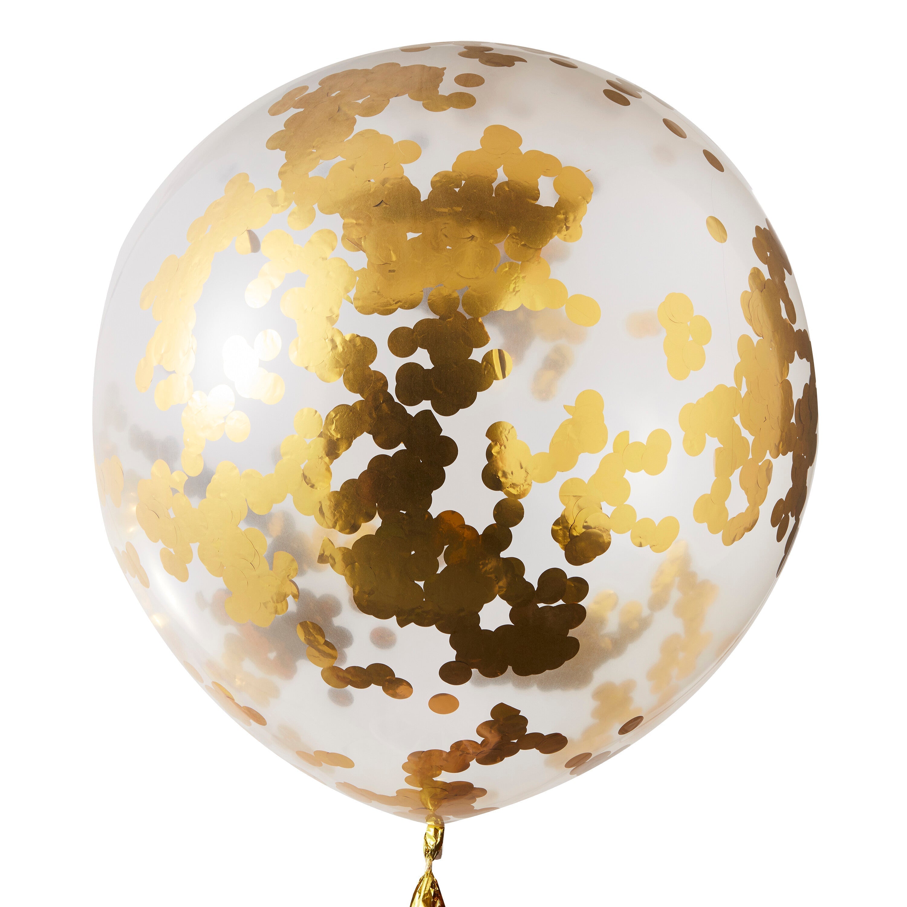Gold Giant Confetti Balloons- 10 Inner Pack