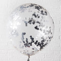 Silver Giant Confetti Balloons- 10 Inner Pack