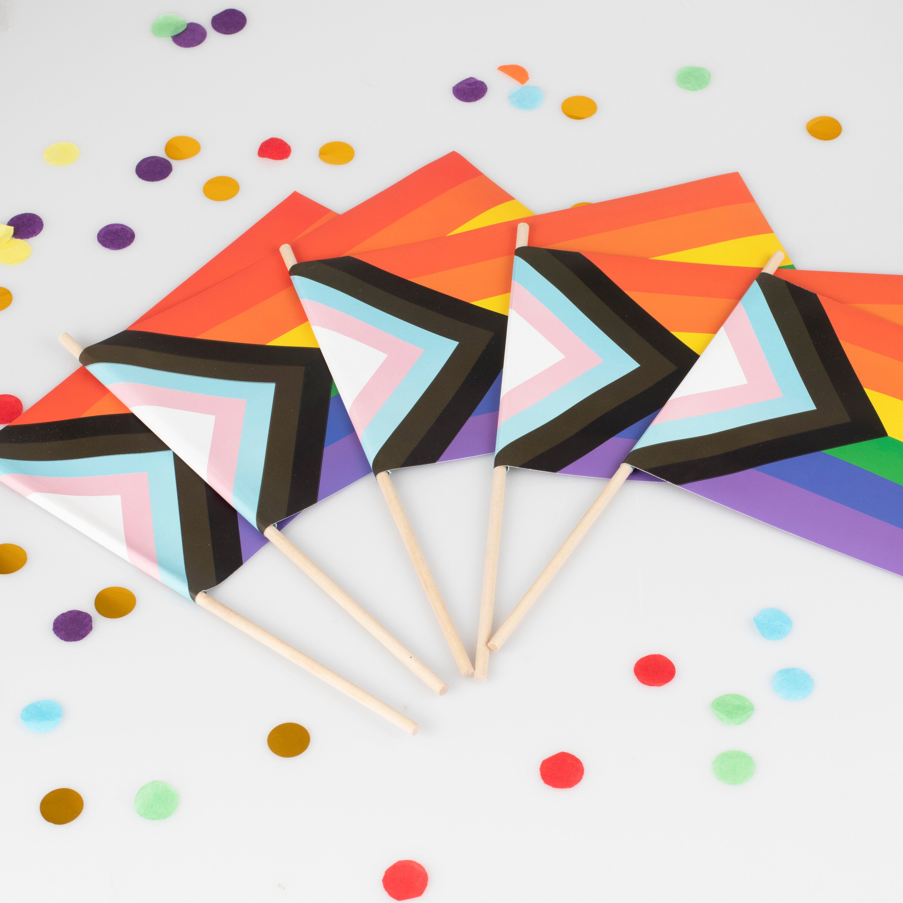 Handheld Pride Flag- 5 Inner Pack