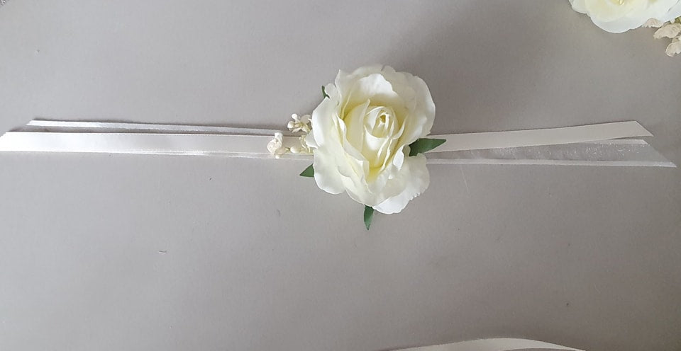 Florence | Silk Rose & Gypsophila Artificial Wedding Bouquet