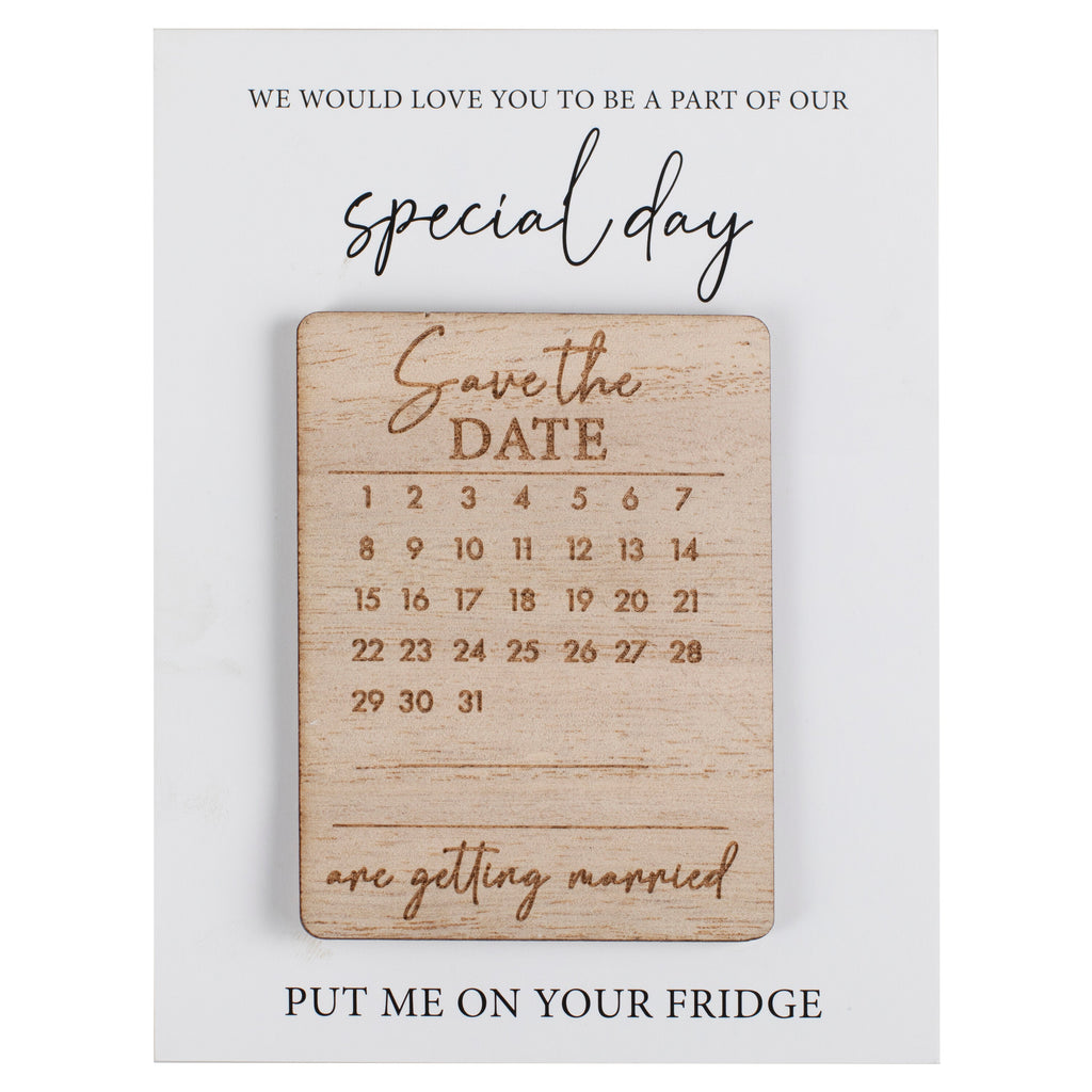 Wooden Save the Date Magnets