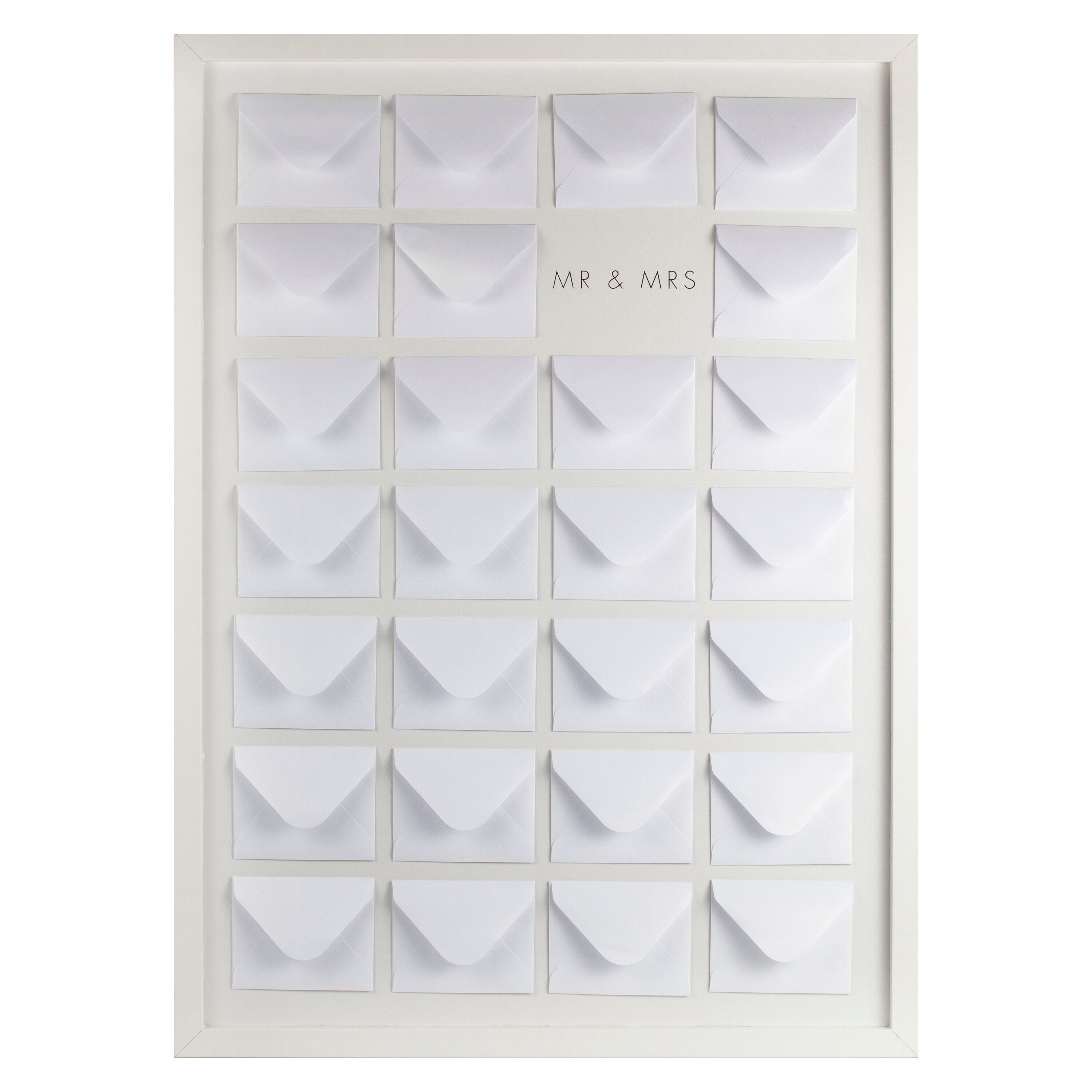 Frame and Envelope Wedding Guest Book Alternative- 1 Inner Pack